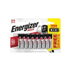 AA Batterij Energizer Max 8+4 AA Batterij Energizer Max 8+4