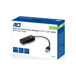 ACT 2,5 inch en 3,5 inch SATA HDD SSD naar USB 3.2 Gen1 adap ACT 2,5 inch en 3,5 inch SATA HDD SSD naar USB 3.2 Gen1 adap