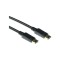 ACT 2 meter DisplayPort cable male - male, power pin 20 niet