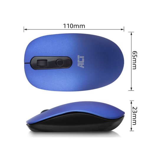 ACT 5120 muis Ambidextrous RF Draadloos Optisch 1200 DPI