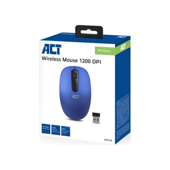 ACT 5120 muis Ambidextrous RF Draadloos Optisch 1200 DPI