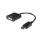ACT 7510 video kabel adapter 0,15 m DisplayPort DVI-D Zwart