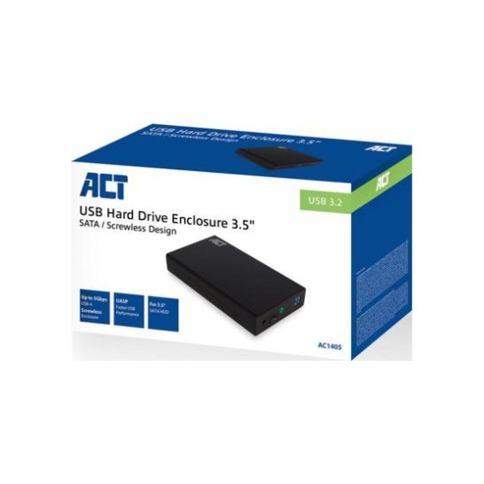 ACT AC1405 behuizing voor opslagstations HDD-/SSD-behuizing ACT AC1405 behuizing voor opslagstations HDD-/SSD-behuizing