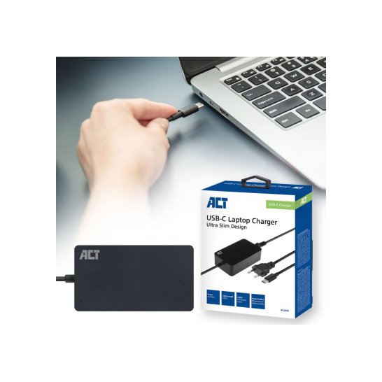 ACT AC2000 netvoeding & inverter Binnen 45 W Zwart