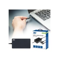 ACT AC2005 netvoeding & inverter Binnen 65 W Zwart ACT AC2005 netvoeding & inverter Binnen 65 W Zwart