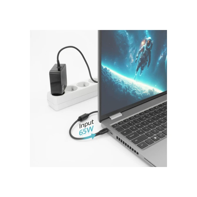 ACT USB-C laptoplader 65W PDP 2m