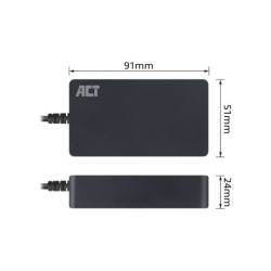 ACT AC2050 netvoeding & inverter Binnen 45 W Zwart