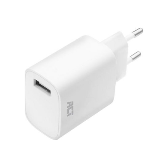 ACT AC2110 oplader voor mobiele apparatuur Wit Binnen
