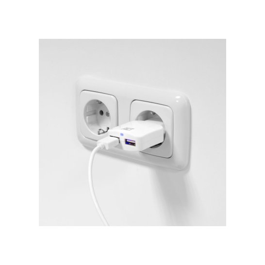 ACT AC2115 oplader voor mobiele apparatuur Wit Binnen