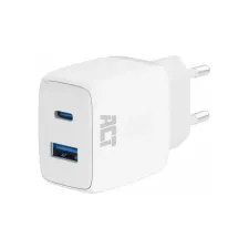 ACT USB-C & USB-A charger 20W Power Delivery/QuickCharge ACT USB-C & USB-A charger 20W Power Delivery/QuickCharge