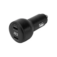 ACT 2-poorts USB-C fast charge autolader 95W met Power Deliv