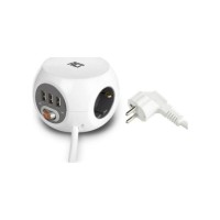 ACT AC2405 power uitbreiding 1,5 m 3 AC-uitgang(en) Binnen W