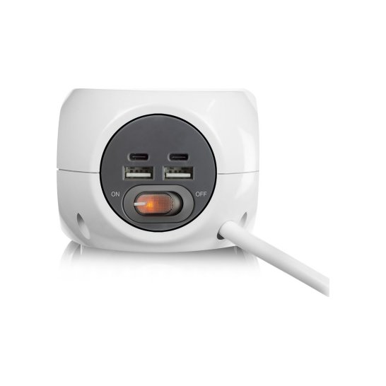 ACT AC2415 power uitbreiding 1,5 m 3 AC-uitgang(en) Binnen W