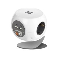 ACT AC2415 power uitbreiding 1,5 m 3 AC-uitgang(en) Binnen W