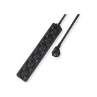 ACT AC2460 power uitbreiding 3 m 6 AC-uitgang(en) Binnen Zwa