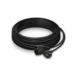 ACT AC2470 electriciteitssnoer Zwart 10m Netstekker type F ACT AC2470 electriciteitssnoer Zwart 10m Netstekker type F