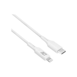 ACT AC3014 Lightning-kabel 1 m Wit ACT AC3014 Lightning-kabel 1 m Wit