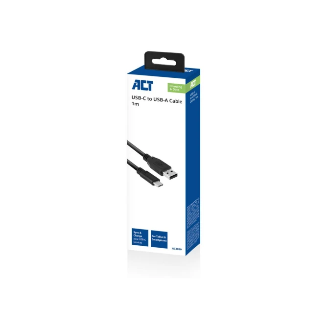 ACT AC3020 USB-kabel 1 m USB 3.2 Gen 1 (3.1 Gen 1) USB A USB