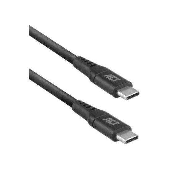 ACT AC3025 USB-kabel 1 m USB 3.2 Gen 1 (3.1 Gen 1) USB C Zwa ACT AC3025 USB-kabel 1 m USB 3.2 Gen 1 (3.1 Gen 1) USB C Zwa