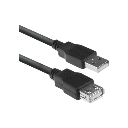 ACT AC3040 USB-kabel 1,8 m USB 2.0 USB A Zwart ACT AC3040 USB-kabel 1,8 m USB 2.0 USB A Zwart