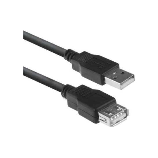 ACT AC3040 USB-kabel 1,8 m USB 2.0 USB A Zwart ACT AC3040 USB-kabel 1,8 m USB 2.0 USB A Zwart