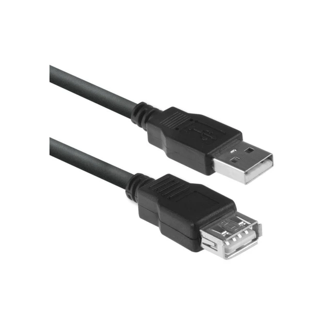 ACT AC3043 USB-kabel 3 m USB 2.0 USB A Zwart