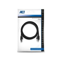 ACT AC3043 USB-kabel 3 m USB 2.0 USB A Zwart