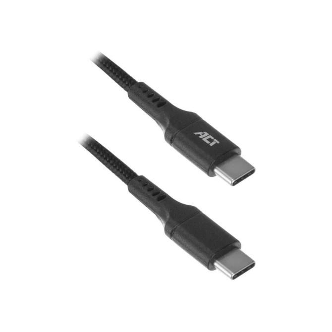 ACT AC3096 USB-kabel 1 m USB 2.0 USB C Zwart