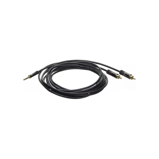 ACT AC3605 audio kabel 1,5 m 2 x RCA 3.5mm Zwart