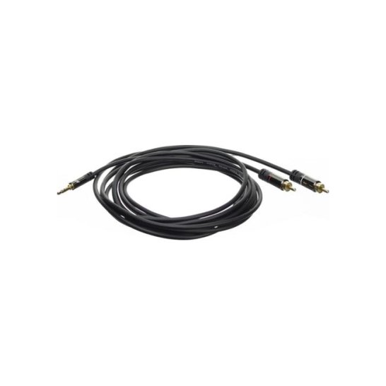 ACT AC3605 audio kabel 1,5 m 2 x RCA 3.5mm Zwart ACT AC3605 audio kabel 1,5 m 2 x RCA 3.5mm Zwart