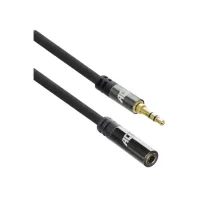 ACT AC3617 audio kabel 5 m 3.5mm Zwart