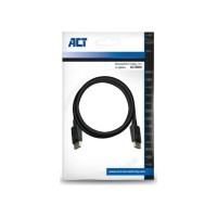 ACT AC3900 DisplayPort kabel 1 m Zwart ACT AC3900 DisplayPort kabel 1 m Zwart