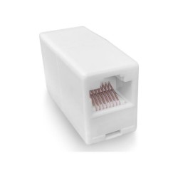 ACT AC4105 tussenstuk voor kabels RJ-45 Wit