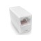 ACT AC4105 tussenstuk voor kabels RJ-45 Wit