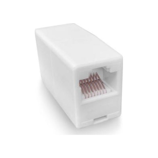 ACT AC4105 tussenstuk voor kabels RJ-45 Wit ACT AC4105 tussenstuk voor kabels RJ-45 Wit