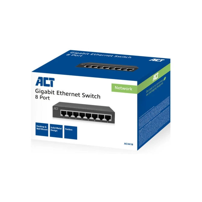 ACT AC4418 netwerk-switch Unmanaged Gigabit Ethernet (10/100