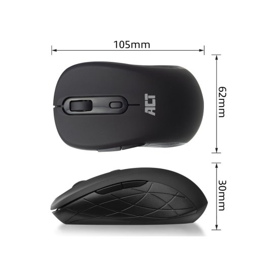 ACT AC5125 muis Ambidextrous RF Draadloos IR LED 1600 DPI