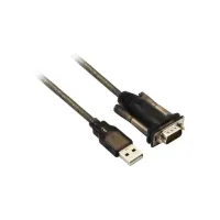 ACT AC6000 seriële kabel Zwart 1,5 m USB Type-A DB-9