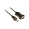 ACT AC6000 seriële kabel Zwart 1,5 m USB Type-A DB-9