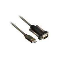 ACT AC6002 seriële kabel Zwart 1,5 m USB Type-C DB-9