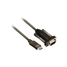 ACT AC6002 seriële kabel Zwart 1,5 m USB Type-C DB-9