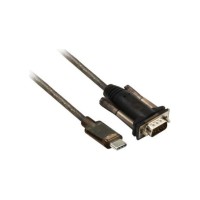 ACT AC6002 seriële kabel Zwart 1,5 m USB Type-C DB-9 ACT AC6002 seriële kabel Zwart 1,5 m USB Type-C DB-9
