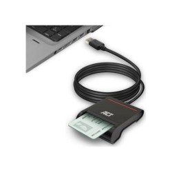 ACT AC6015 smart card reader Binnen USB USB 2.0 Zwart ACT AC6015 smart card reader Binnen USB USB 2.0 Zwart