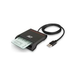 ACT AC6015 smart card reader Binnen USB USB 2.0 Zwart ACT AC6015 smart card reader Binnen USB USB 2.0 Zwart