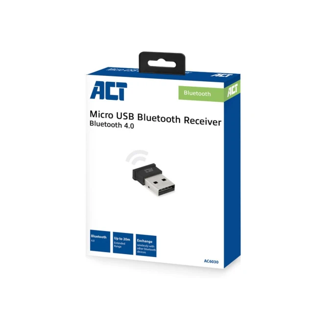 ACT AC6030 Bluetooth ontvanger 3 Mbit/s