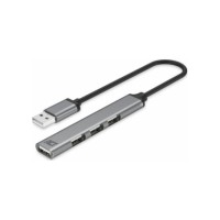 ACT AC6225 interface hub USB 2.0 480 Mbit/s Grijs ACT AC6225 interface hub USB 2.0 480 Mbit/s Grijs
