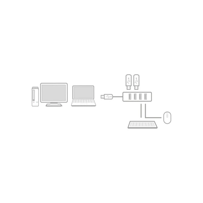 ACT AC6300 interface hub USB 3.2 Gen 1 (3.1 Gen 1) Type-A 50