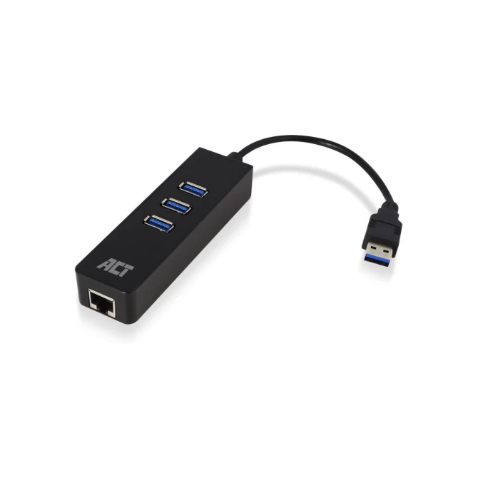 ACT AC6310 | USB 3.2 Gen 1 Interface Hub | Type-A | 5 Gbps | Zwart