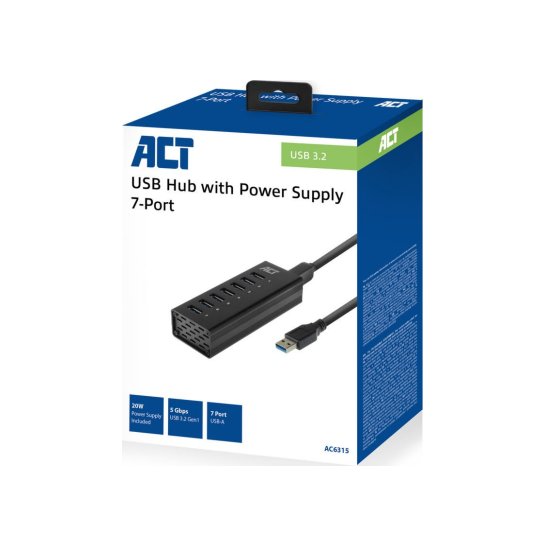 ACT AC6315 interface hub USB 3.2 Gen 1 (3.1 Gen 1) Type-A 50