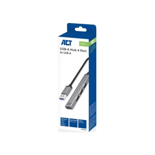 ACT AC6325 interface hub USB 3.2 Gen 1 (3.1 Gen 1) Type-A 50 ACT AC6325 interface hub USB 3.2 Gen 1 (3.1 Gen 1) Type-A 50